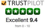 Trust Pilot - Excellent 9.4 logo